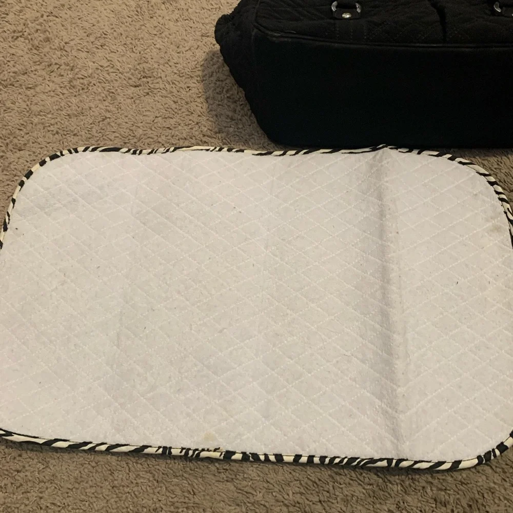 Vera Bradley Black Diaper Bag Changing Pad